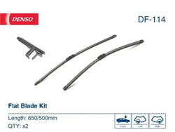 2x Scheibenwischerblatt Flachbalkenwischblatt DF-114 DENSO für BMW VOLVO