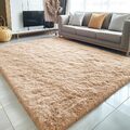 Flauschige Teppich Hochflor Shaggy Wohnzimmer Pflegeleicht Waschbar Langflor DHL