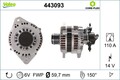 Lichtmaschine Generator Lima VALEO CORE-FLEX 443093 für OPEL GTC ASTRA A04 CORSA