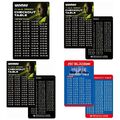 WINMAU Darts Dart Out Shots Calculator Check Checkout Table Tabelle Finish