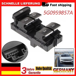 Fensterheber Schalter Vorne Links-5G0959857C für VW GOLF VII PASSAT B8 TIGUAN