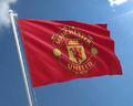 MANCHESTER UNITED FC GROSSER FUSSBALLCLUB MAST FLAGGE OFFIZIELLER MUFC 5' x 3' Fuß MUFC