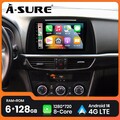 8 Core 6G+128G Android 14 Autoradio CarPlay GPS RDS Für MAZDA 6 GJ GL 2013-2015