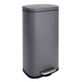 B-Ware SVITA TQ30 Mülleimer 30L Treteimer Abfallbehälter Softclose Deckel Grau