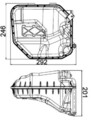 MAHLE Ausgleichsbehälter, Kühlmittel CRT 9 000S für AUDI VW