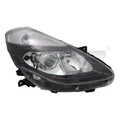 Scheinwerfer links Schwarz H1/H7/H7 mit Abbiegelicht für Renault Clio III BR0/1