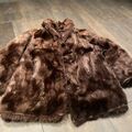 Pelzjacke Echtpelz Fell Pastorek Wiesbaden braun Gr. 38 Vintage