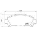 1x Bremsbelagsatz, Scheibenbremse BREMBO P 83 028 passend für NISSAN TOYOTA
