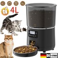 Automatischer Futterautomat Futterspender Katze Hunde für große Katzen Hunde 4L