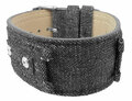 Bruno Banani Linos | Uhrenarmband schwarz Jeans LI0 422 301 BR20945