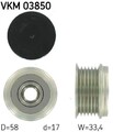 SKF VKM03850 Generatorfreilauf Freilauf Generator für Porsche 