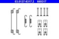 ATE Zubehörsatz, Bremsbacken 03.0137-9317.2 für FORD RENAULT SEAT SMART VW