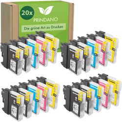 Patronen für Brother LC-980 DCP-145C 165C 167C 195C 375CW MFC-250C 255CW 290C