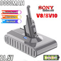 9000mAh 21.6V V8 Akku Für Dyson V8 Absolute SV10 Animal Fluffy Vacuum Cleaner DE