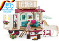 Schleich 42593 HORSE CLUB Wohnwagen Für Geheime Club-Treffen, 95 Teile Spielset 