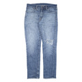 Levi's 511 Jeans Distressed Herren Blau Slim Straight W34 L32