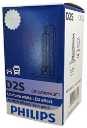 D2S PHILIPS WhiteVision 5000K 85122WHV2C1 Neueste Generation 1 Stück