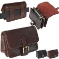 Branco robuste Gürteltasche Leder Bikertasche Hüfttasche Bauchtasche 38007 neu