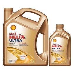 Motoröl Shell Helix Ultra ECT C2/C3 0W-30 SPARSET 5+1 Liter 6 Liter 550054064