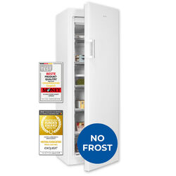Exquisit Gefrierschrank 194 Liter NoFrost Alarm-Funktion GS4271-NF-H-010E weiss