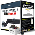 Für CHEVROLET Avalanche Anhängerkupplung starr +eSatz 7pol uni. 00- NEU