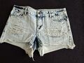 Jeans Shorts – bleu moon washed, Größe 38, Marke: Best Connections (Heine)