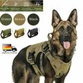 Militär Taktisches Hundegeschirr Hundeausbildung Tragegeschirr MOLLE Weste M-XL