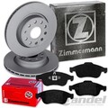 ZIMMERMANN BREMSSCHEIBEN 280mm + BELÄGE VORNE passend für DACIA DOKKER + LODGY