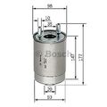 BOSCH (F 026 402 067) Kraftstofffilter für RENAULT SUZUKI