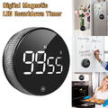 Digitaler Timer Küchentimer Küchenwecker Eieruhr Magnetisch LED Küche Kocha W2L6