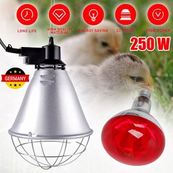 Wärmestrahler Rotlichtlampe Infrarot-Lampe Infrarotstrahler Wärmelampe Heizlampe