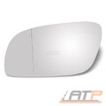 SPIEGELGLAS AUßENSPIEGEL LINKS ASPHÄRISCH BEHEIZBAR FÜR VW TOURAN 1T BJ 03-09
