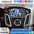 DAB+ Carplay Für Ford Focus MK3 2012-18 Android 14 6+128GB Autoradio Navi Kam AM
