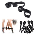 Paare-Bett-Spiele-BDSM-Bondage-Restraint-Damen-Handschellen-Fußfesseln-Fesseln