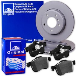 ATE BREMSSCHEIBEN 275mm + BELÄGE VORNE passend für TOYOTA AURIS COROLLA E15  E18VA 275x22mm // Bitte Einschränkungen beachten