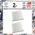 2x ORIGINAL® Febi Bilstein Filter, Innenraumluft für Fiat Sedici Honda Jazz II