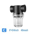 1 Zoll Vorfilter Gartenpumpe Wasserpumpen Filter Schmutzfilter Hauswasserwerk