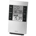 Hama LCD Thermometer Hygrometer TH200 Wetterstation Digital Funkuhr Wecker Black
