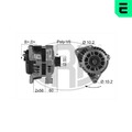 ERA 210003A Lichtmaschine Generator LiMa 100A 14V für OPEL Astra G CC (T98)