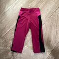 Arctiv Sport Hose  Tchibo 3/4 Tight Gymnastik Pink Schwarz Gr. XS Zugband Damen