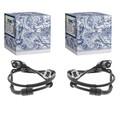 2X VEMO ABS-SENSOR RADDREHZAL HINTEN passend für CITROËN EVASION JUMPY FIAT