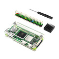Für Raspberry Pi Zero 2W/W/WH Acrylgehäuse Shell mit Aluminium Kühlkörper Teile
