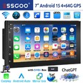 DAB+ Android 15 4+64G ChatGPT Carplay Autoradio GPS NAVI WiFi FM Bluetooth 2 DIN