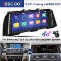 4+64G Android 14 Autoradio Carplay GPS Navi 4G KAM Für BMW 5er F10 F11 NBT 8Core