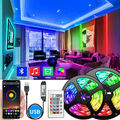 1-15m 10m LED Band Backlight TV Hintergrund-Beleuchtung USB Lichter Streifen RGB