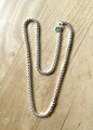 Hochwertig Silberkette Halskette 925 Silber 4mm 55cm Damen Herren