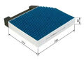 Innenraumfilter Aktivkohlefilter 0 986 628 567 BOSCH für MERCEDES-BENZ C-KLASSE