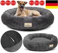 Hundebett Katzenbett Haustierbett Kuschelbett Bett Hundekorb Plüsch Donut Kissen