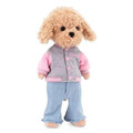 Kuscheltier Hund 37cm Orange Toys, Babyspielzeug, Plüschtier, Pudel, Labradoodle