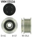 SKF Generator-Freilauf (SKF Montagewerkzeug: VKN 350) AUDI, SEAT, SKODA, VW